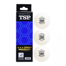 大和TSP 14049 新材料CP40+ 三星乒乓球 白色3只装 