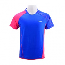 亚萨卡Yasaka 乒乓球服 运动T恤 SJ-T-03 蓝粉色 运动上衣 运动短袖