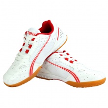 挺拔Tibhar 01922 飞舞 专业乒乓球运动鞋 白红色 犹如踩在气泡上！