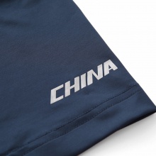 李宁Lining ATHQ887-1 运动T恤国旗版 圆领运动衫 墨水蓝