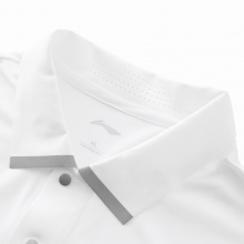 李宁Lining ATSQ389-2 运动T恤国旗版 翻领运动衫 标准白