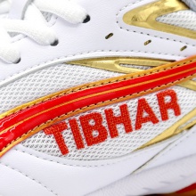 挺拔Tibhar 专业乒乓球运动鞋 飞虹 白金色