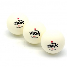 100颗装 精英乒乓网 PPK 一星新材料有缝乒乓球训练球多球练习用