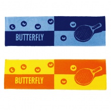蝴蝶Butterfly WTT-116 专业运动长汗巾 纯棉双色可选