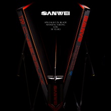 三维Sanwei T99 赛博朋克 专业乒乓球球台 顶黑