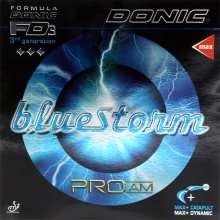 多尼克Donic 13072 蓝色风暴PRO AM 专业涩性乒乓球反胶套胶 47.5度专业版AM
