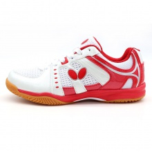 蝴蝶Butterfly LEZOLINE-10-01 专业乒乓球鞋 乒乓球运动鞋 白红色