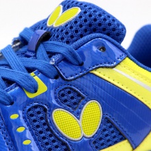 蝴蝶Butterfly LEZOLINE-10-11 专业乒乓球鞋 乒乓球运动鞋 蓝黄色