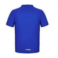 斯帝卡Stiga CA-9316N藏青色/ CA-9316B宝蓝色 运动T恤 乒乓球比赛服 双色可选 宝蓝/藏青色
