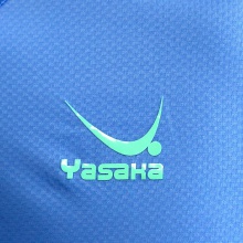 亚萨卡Yasaka SJ-T-09 乒乓球服 运动T恤 运动上衣 运动短袖 蓝色
