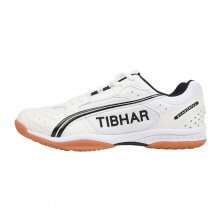 挺拔Tibhar 01922 飞舞 专业乒乓球运动鞋 白黑色