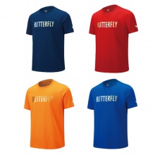 蝴蝶Butterfly BWH839 乒乓球服运动T恤短袖比赛服运动衫 四色可选