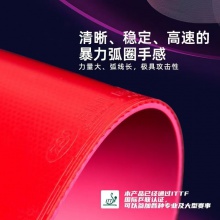七二九729奔腾3紫电刘炜珊同款明星套胶乒乓球胶皮快攻弧圈国手乒乓套胶