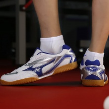 Mizuno美津浓乒乓球鞋81GA183014男款女款专业乒乓球运动鞋耐磨防滑减震比赛赛白蓝色