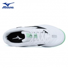 Mizuno美津浓乒乓球鞋81GA220562美津浓9代专业乒乓球运动鞋 白/青绿色