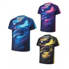 Butterfly蝴蝶乒乓球服BWH848运动T恤短袖比赛服运动衫3色可选