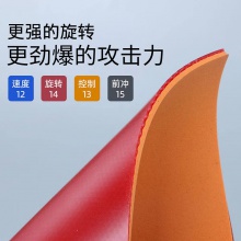 友谊729七二九729奔腾2省套【普版】乒乓球胶皮粘性反胶套胶乒乓球胶皮省奔腾2